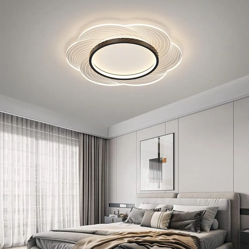 Lampadari Lampadario a led per soggiorno, camera da letto, studio, balcone, sala da pranzo, illuminazione a soffitto moderna in acrilico per interni