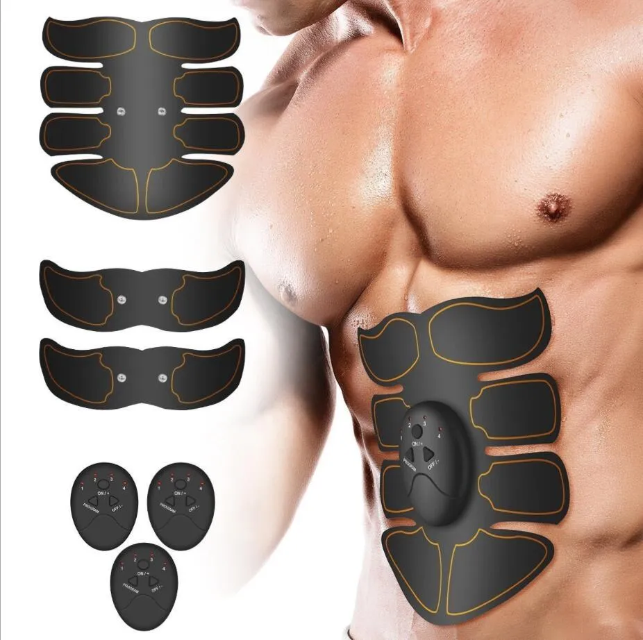 Smart EMS Elektrische pulsbehandeling Fitness Massager Buikspiertrainer Draadloze spierstimulator Intensieve sporter