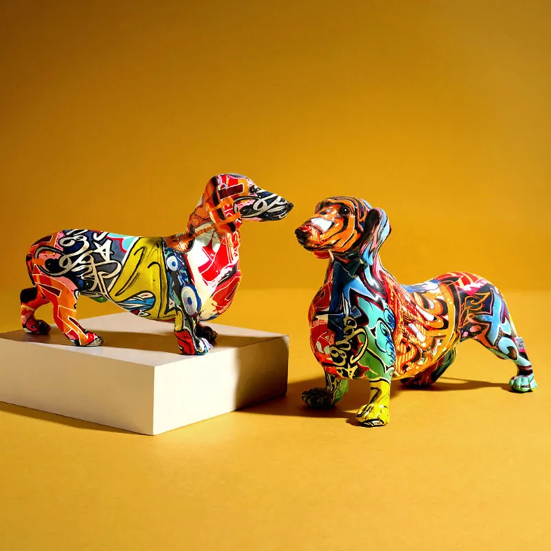 ✨未使用 置物 オブジェ彫刻 アート犬彫刻樹脂工芸品彫像家の装飾品 ✨未使用 置物 オブジェ彫刻 アート犬彫刻樹脂工芸品彫像家の装飾