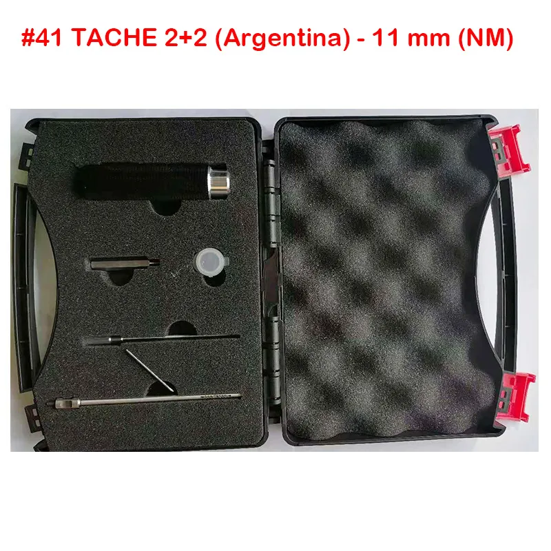 Haoshi Magic Key # 41 Tache 2+2 (Argentina) - 11 mm (nm) bits duplos bits mestre tecla decodificadora de trava de trava de trava Ferramentas