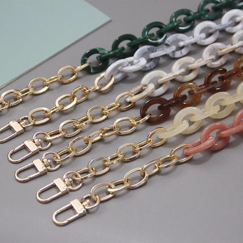 Bag Parts & Accessories Handbag Strap Hand Chain Buckle Women Acrylic Resin Chian Straps Shoulder DIY Replacement Clutch Handles 45cm 90cm1