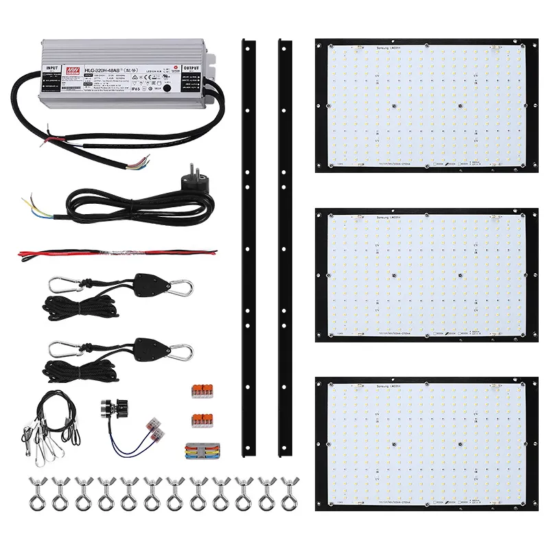 Neue 320 W Samsung QB288 V3 LED-Wachstumslampenplatinen lm301h 3000 K 3500 K mit tiefrotem 660 nm UV-IR