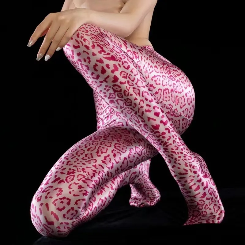 Сексуальные колготки женщины мода леопардовый печать колготки плюс размер колготки женщины ультратонкие мягкие нейлоновые колготки 201109