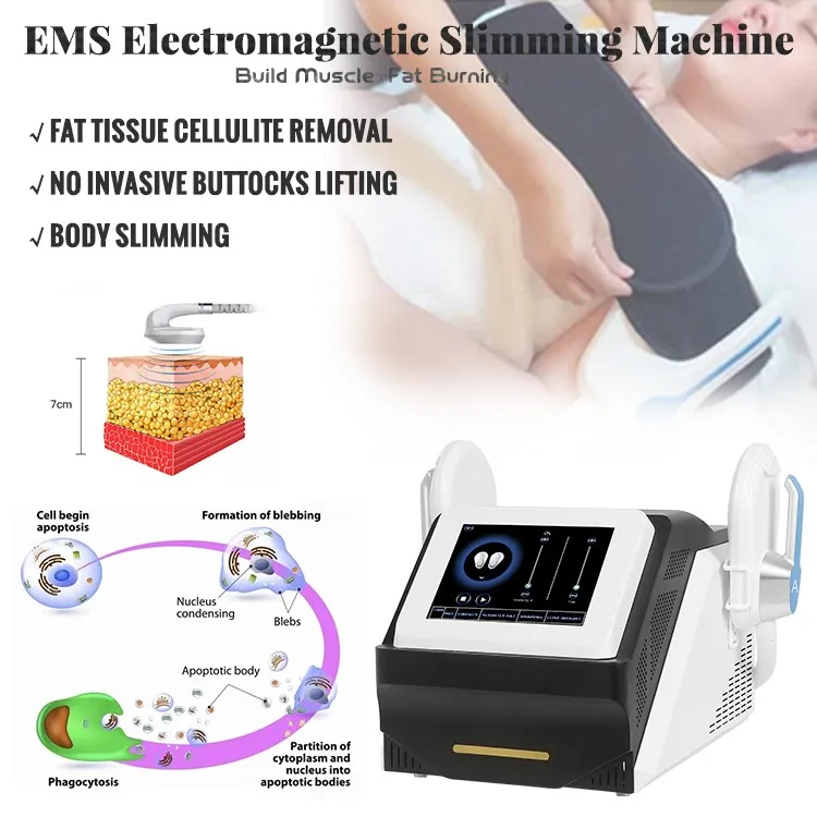 Neu gestaltete RF EMSlim-Magnetstimulation. Hochintensives EMT-Schlankheitsgerät für stärkere Muskelstimulation – schnell aufbauendes Körper-Gesäß-Lifting-Gerät