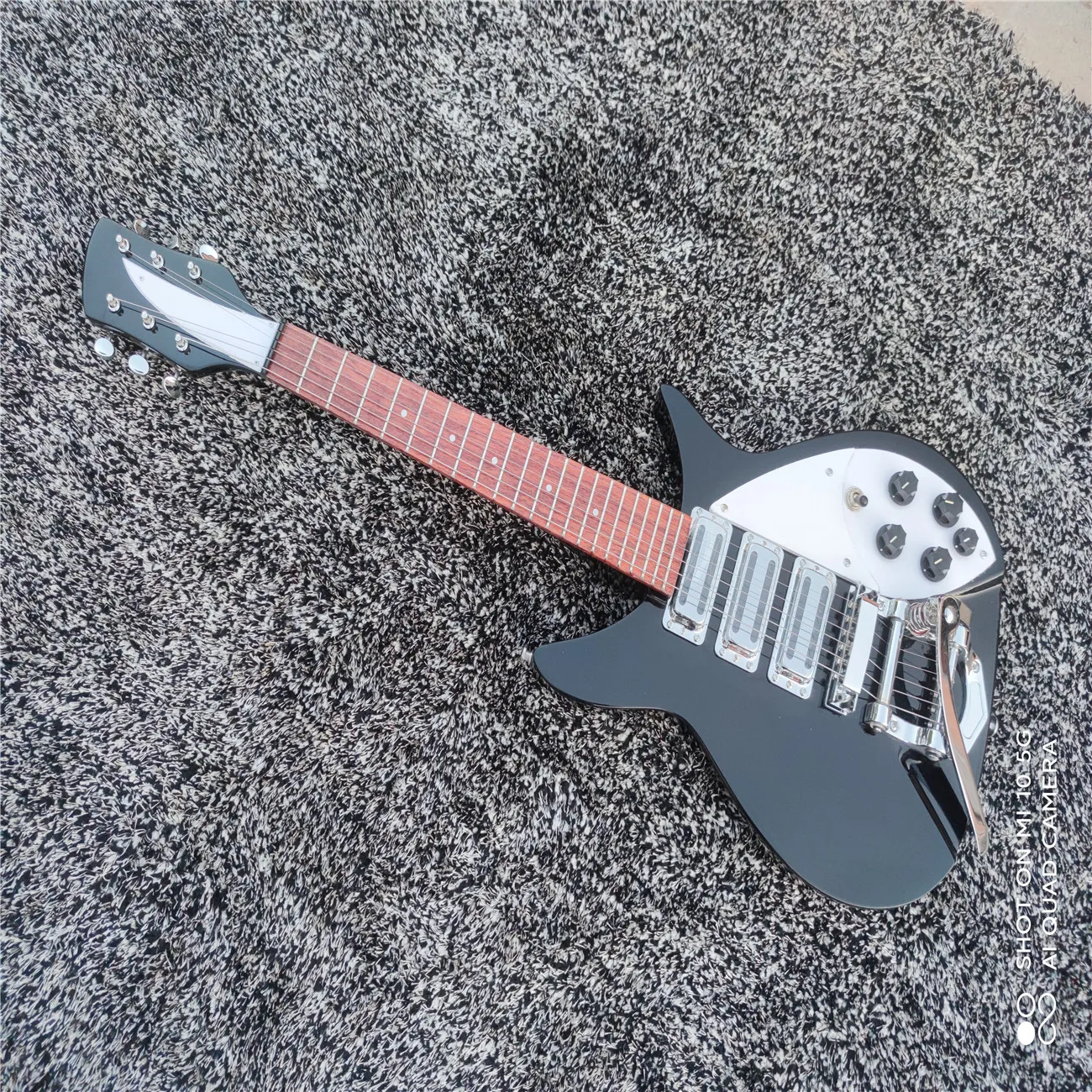 Электрическая гитара 325, черная краска, настраиваемая, гитарная коробка