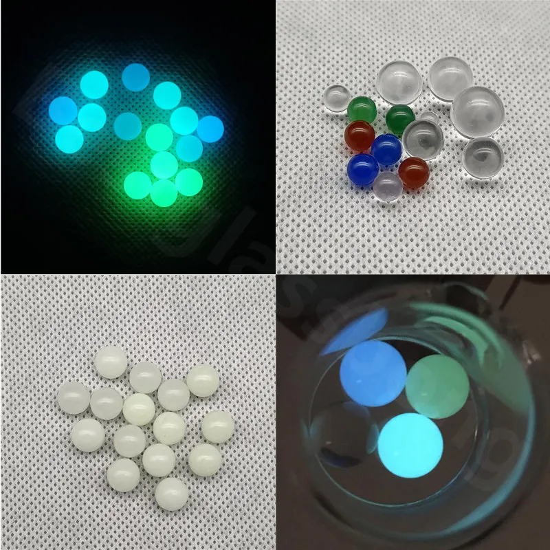 4mm 6mm 8mm 10mm 12mm Fumar Cuarzo Spinning Terp Pearl Insertar Bola Dab Bead Clear Colorful Luminous For Nails Banger Water Bong
