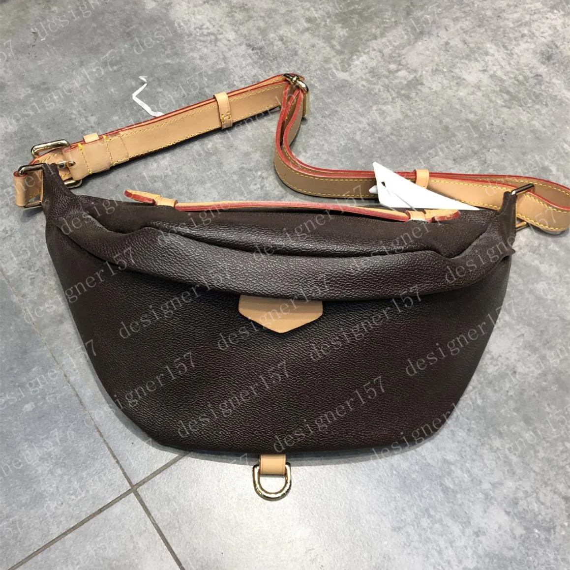 Waist Bag Bumbag Mens Belt Bag Tote Crossbody Purses Messenger Embossed Men Leather Clutch Handbag Fashion Wallet Fannypack #X01