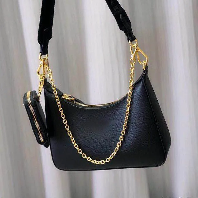 Designer bags women crossbody bags shoulder bag handbag lady hobo sling bag Genuine leather bags handbags black purse pouch chain purse messenger bag Tasche saddle