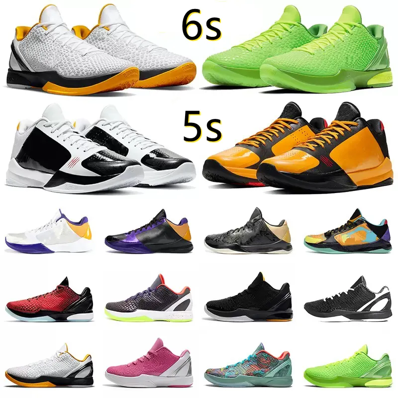 Mambacita Proto 6s 5s Mens Basketball Shoes Grinch Black Del Sol BHM 6 ...