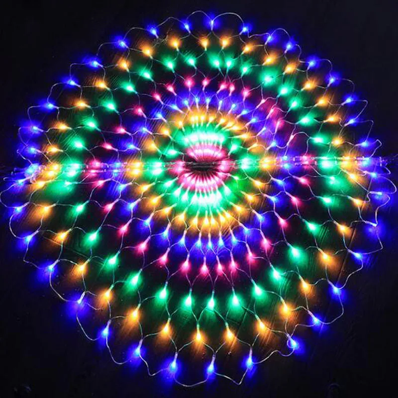 3m 412 LED Pfau LED Lichterkette Weihnachten Hochzeit Party Dekorationen Vorhang Hintergrund Lichterkette Kupferdraht LED 220V/110V