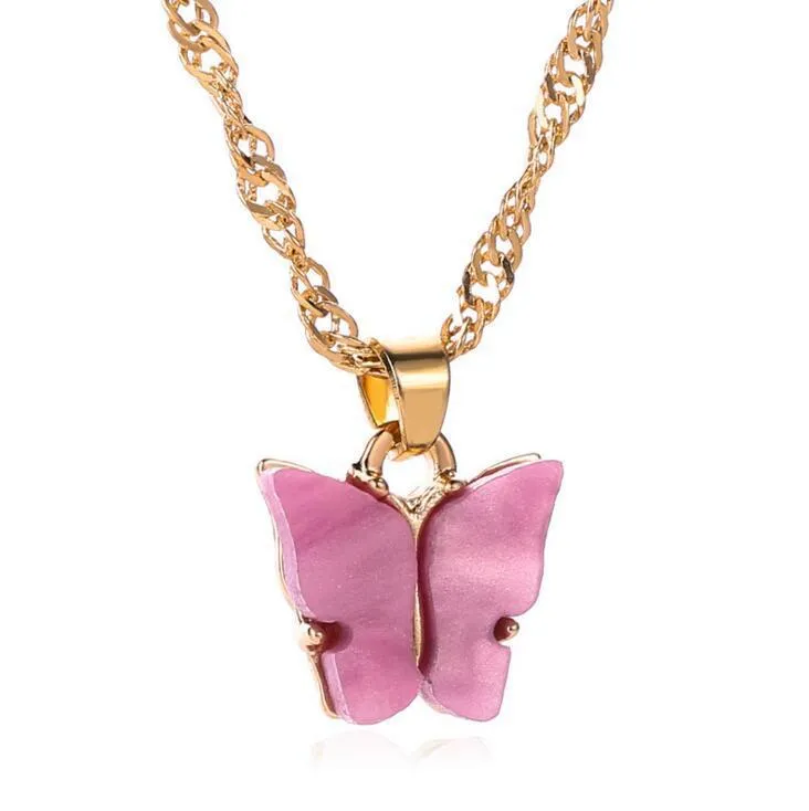 Butterfly acrylic pendant deals
