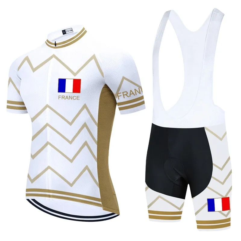 2022 France Cycling TEAM Jersey Sportswear Bike Pants Short Sleeve MTB Ropa Ciclismo Maillot Culotte Clothing