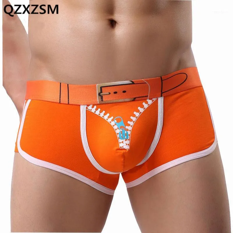Sexy Underwear Boxers Cartoon Mens Cotton Boxer Shorts Print Men Underpants1