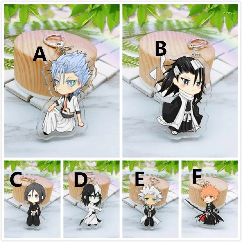 Keychains Bleach Kurosaki Ichigo Acrylic Anime Keychain Strap Figure
