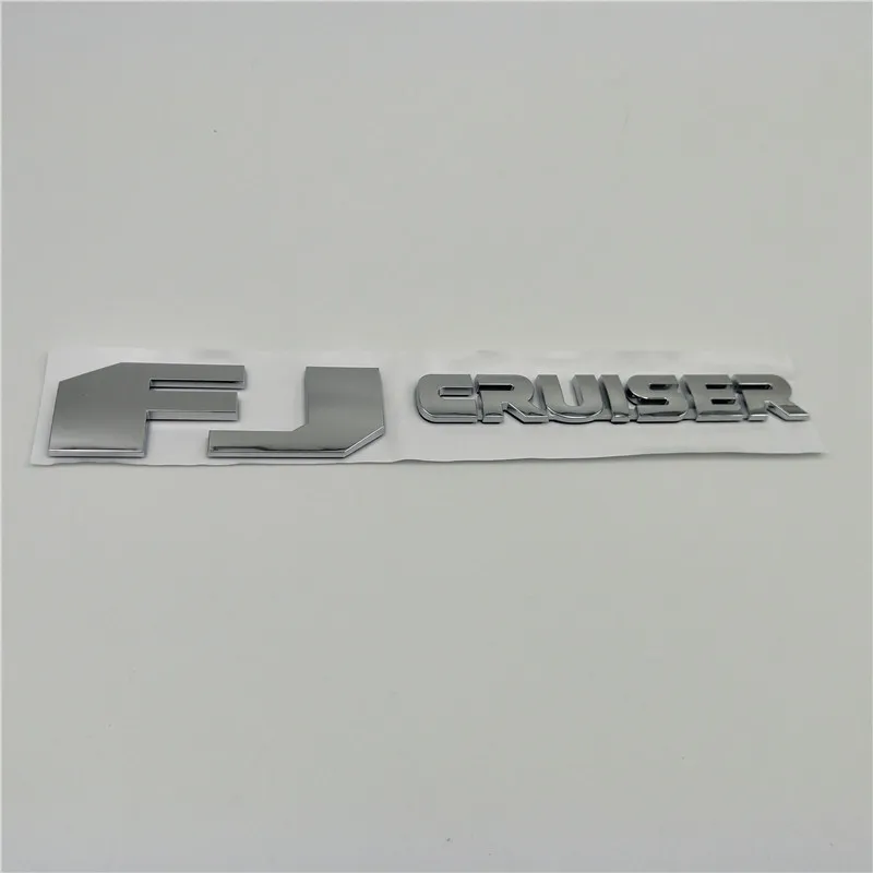 2 dimensioni per Toyota FJ Cruiser coperchio del bagagliaio posteriore emblema porta laterale parafango logo decalcomania236L