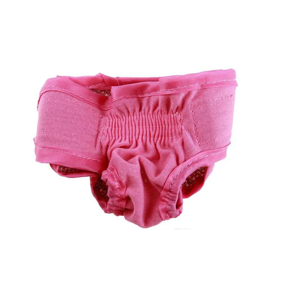 1pcs new magic washable female dog diapers physiological pants for pets underwear puppy diaper wraps for female dogs underwear