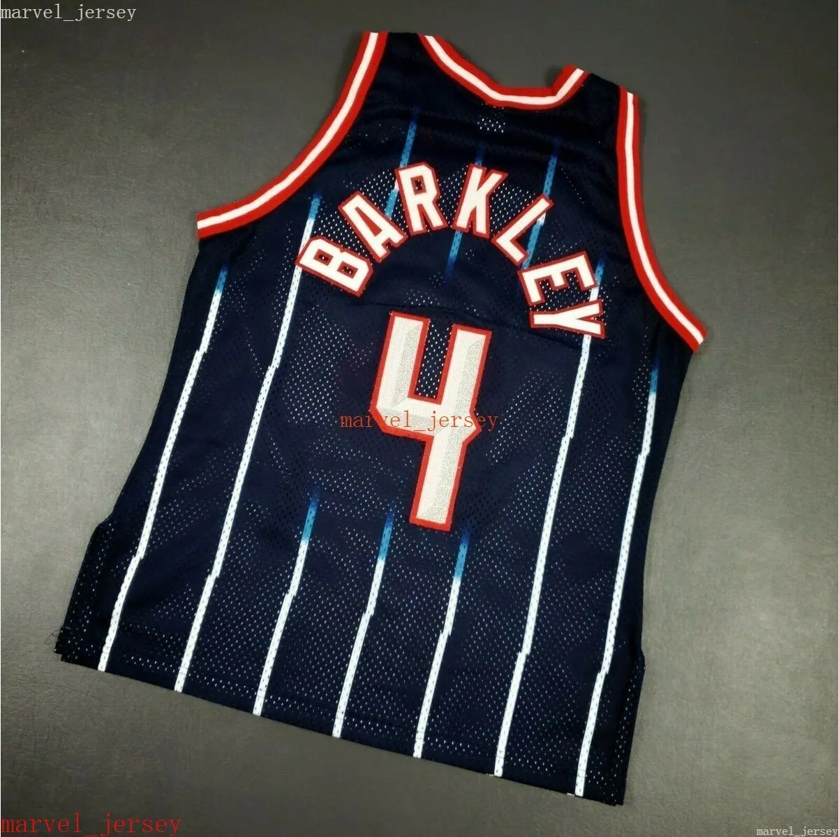 Custom Stitched Charles Barkley Vintage Champion Jersey XS 6XL Mens