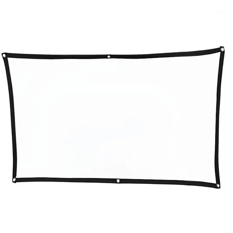 Projection Screens Thinyou Simple Soft Portable Projector Screen Foldable Outdoor 60 Inch 72 84 100 120 16:91
