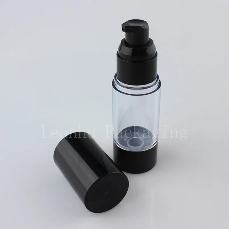 15ml 30ml 50ml black airless bottle (2)