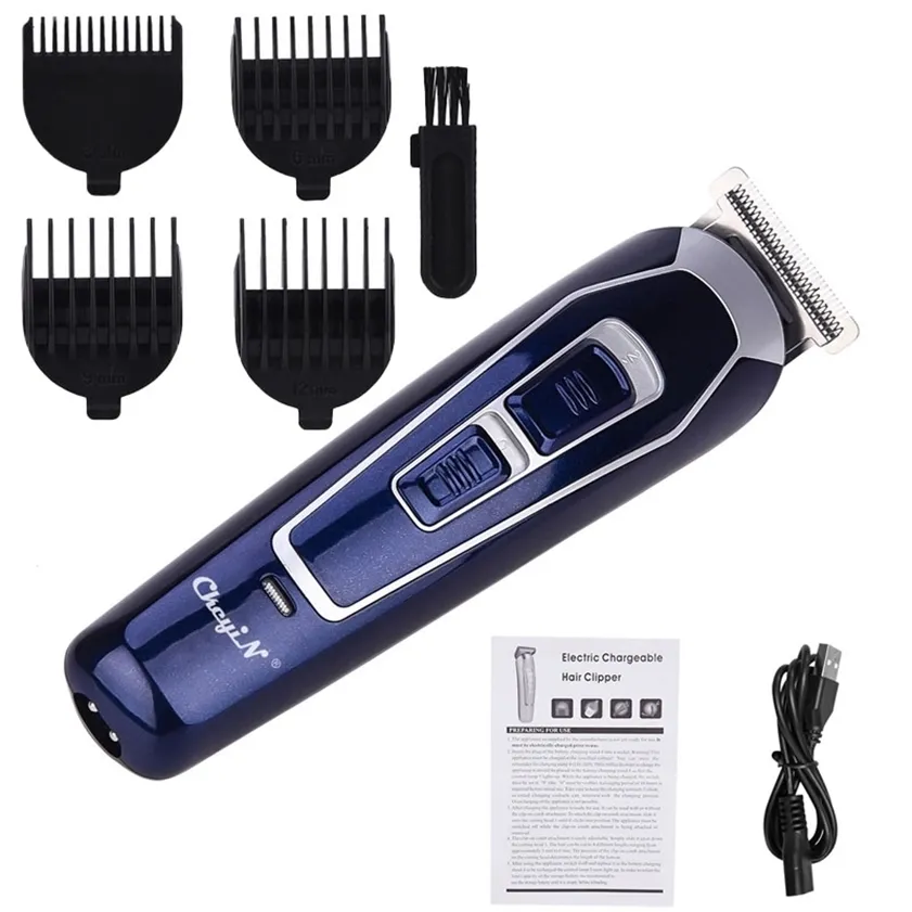 Låg buller frisör hår skärmaskin män trådlös skärare uppladdningsbar trimmer elektrisk skär skägg clipper salong verktyg 220216
