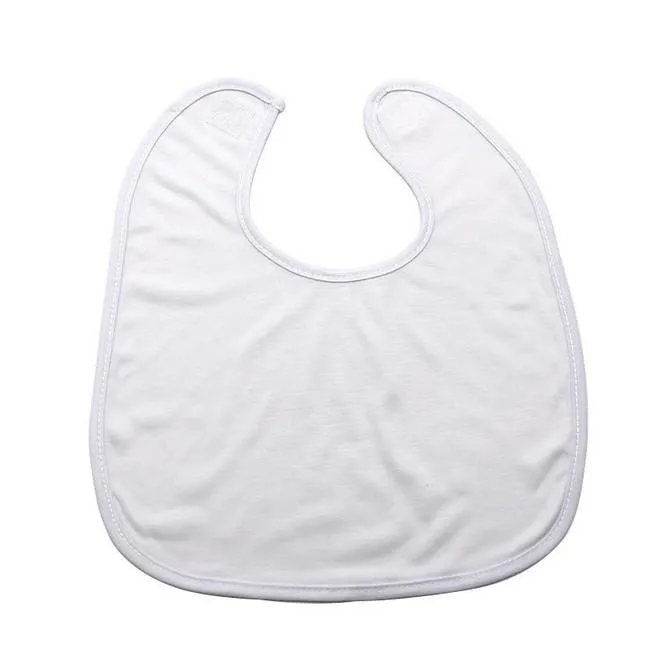 Dye sublimation transfer single side bibs Kitchen Tools polyester and one-side cotton baby bib saliva towel