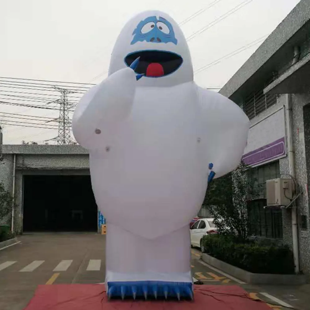 Airblown Led Lighting 20ft Giant Christmas Inflatable Snowman/The Bumble Abominable Snowman Decoration For Yard Or Home