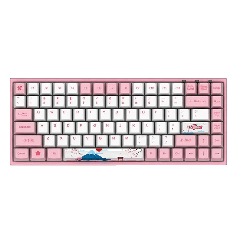 DHgate.com:AKKO Sakura 3068/3084 PBT Mechanical Keyboard