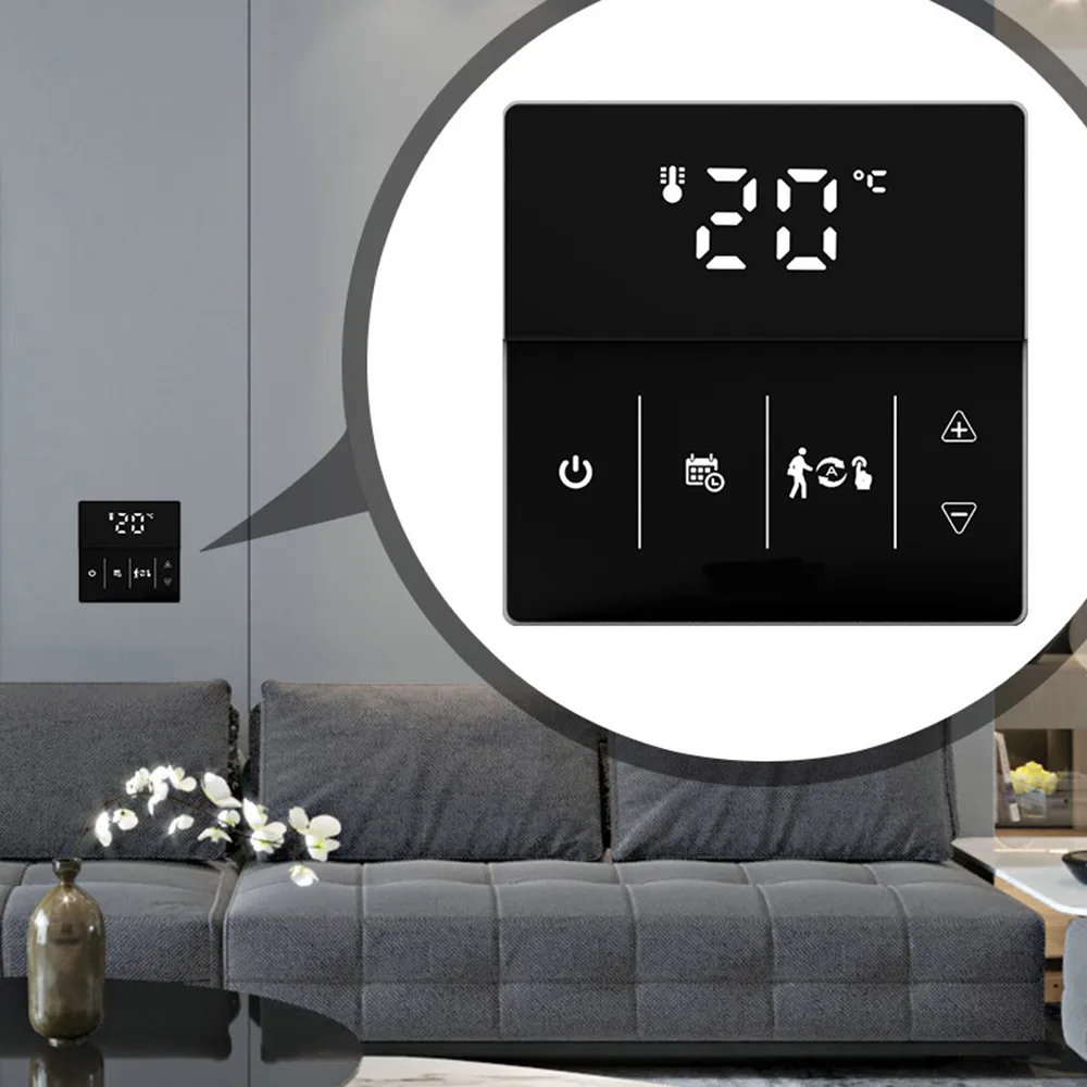 WiFi Smart Thermost Electric Pale Riscaldamento Acqua Acqua Temperatura Temperatura Telecomando Adatto per Google Home And Alexa