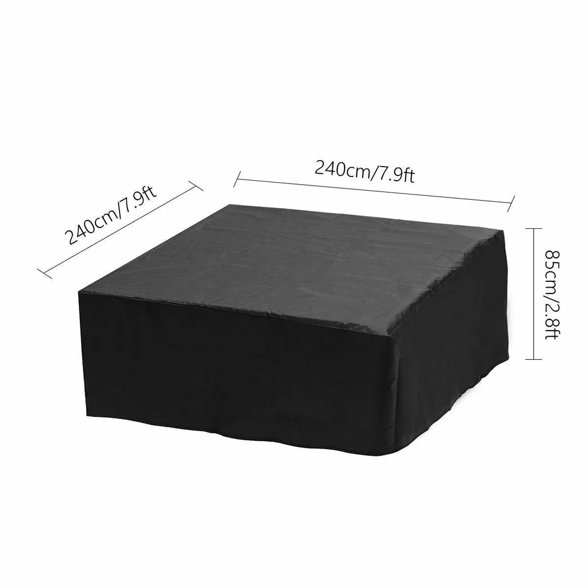 Universal Hot Tub Dust Cover Cap Waterproof Jacuzzi UV Proof All-Weather Spa Cover Cap Protector Hotspring Snow Rain Dust Covers