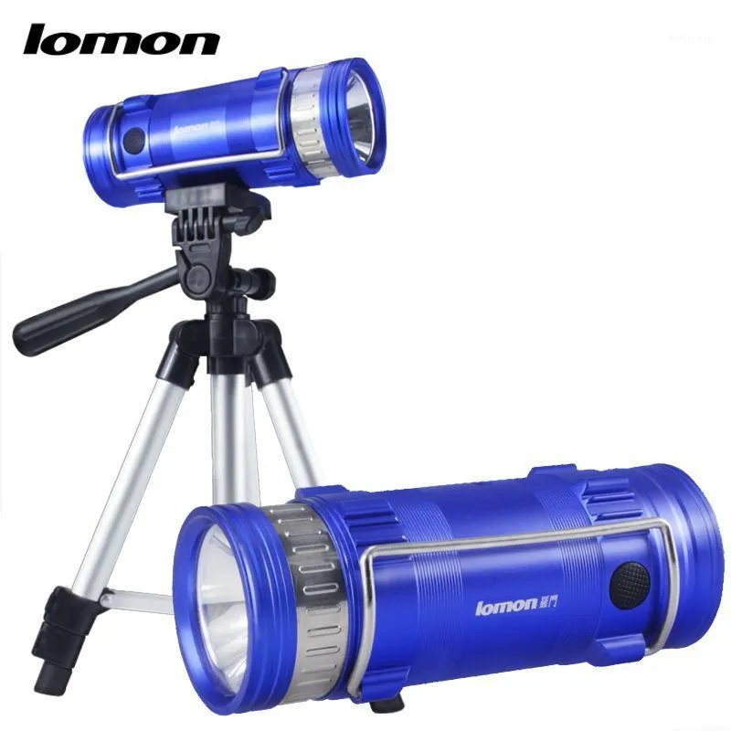 Lámpara de pesca LED profesional 2 colores blanco azul 3 modos Luz recargable con zoom con trípode cebo zoom antorcha linternas antorchas