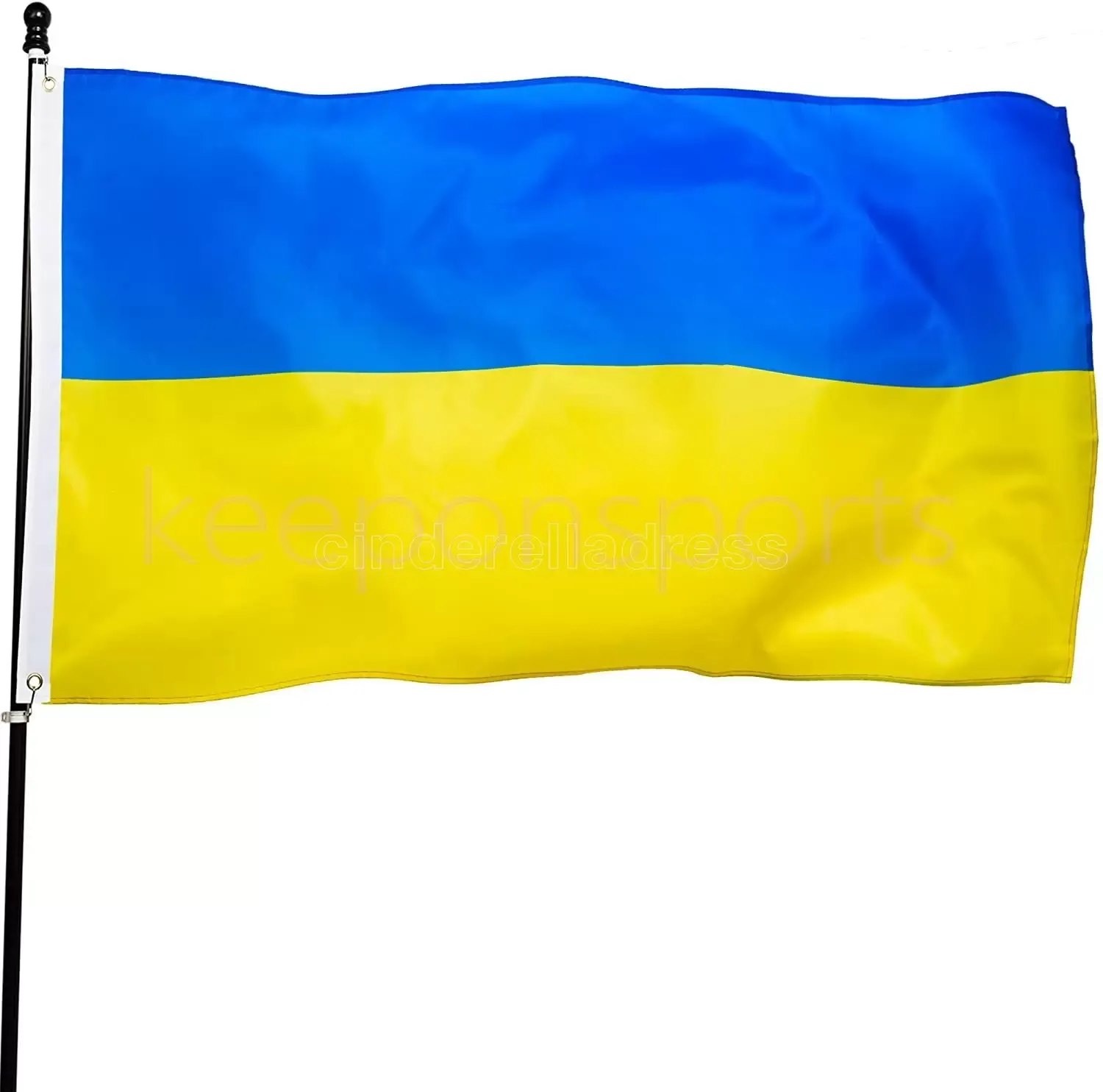 DHL Ukraine Flag 3ftx5ft Ukrainian National Flags Polyester with Brass Grommets 90*150cm Flag CG001