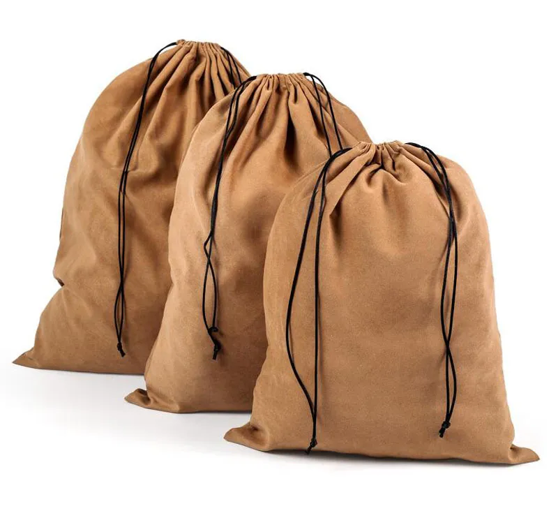 Sac anti-poussière avec cordon de serrage, sacs de rangement, sacs de rangement, élégants sacs à cordon en velours, pochettes à bijoux pour bijoux, cadeaux, événement Suppl