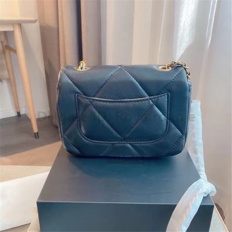2021 Classic Designer Lady Fashion Cross Body Metallic Artwork Letter Handbags Diamond Lattice Mini Square Flap channel women Shoulder Bags