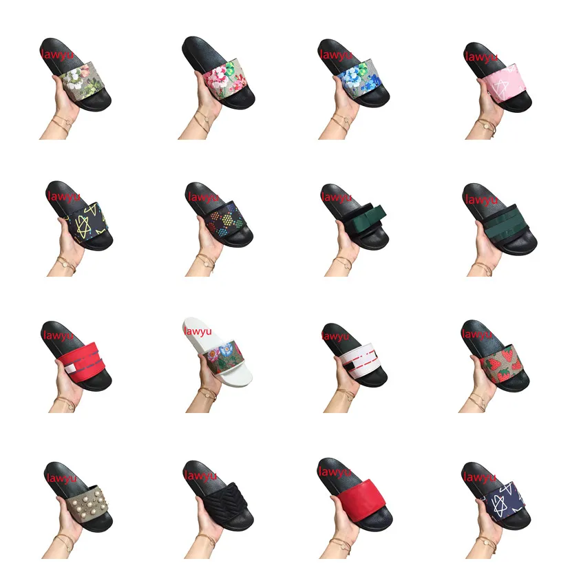 Com caixa 2022 homens mulheres designers chinelos sandálias de luxo designer sapatos slides verão moda largamente plana corredor deslizante 35-47