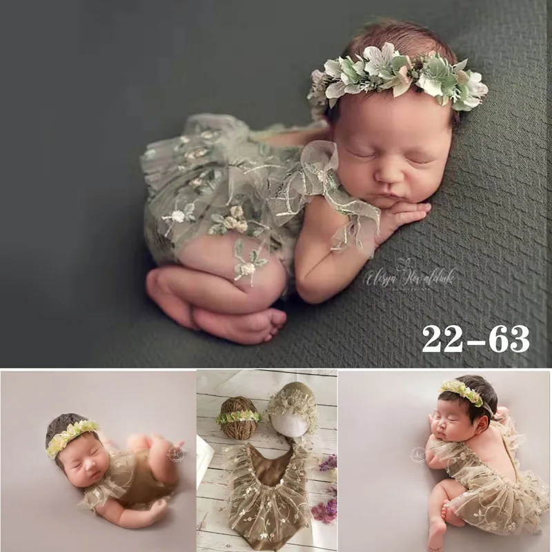 Nyfödda fotografi rekvisita, handknit tyg outfits för baby fotografi rekvisita lj201105