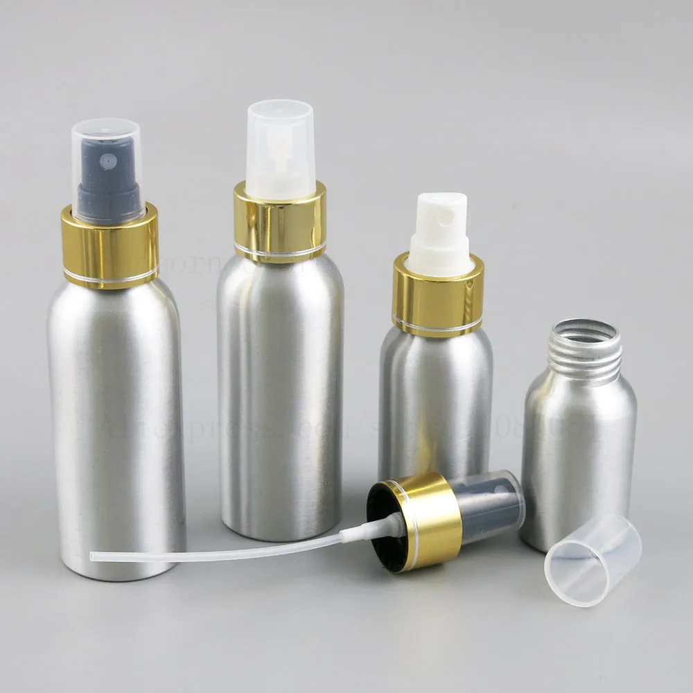 300 x leere, nachfüllbare Aluminiumflaschen für Parfüm, feiner Nebel, Flüssigkeitsflaschen, 30, 50, 100, 120 ml, 4 Unzen, 5 Unzen