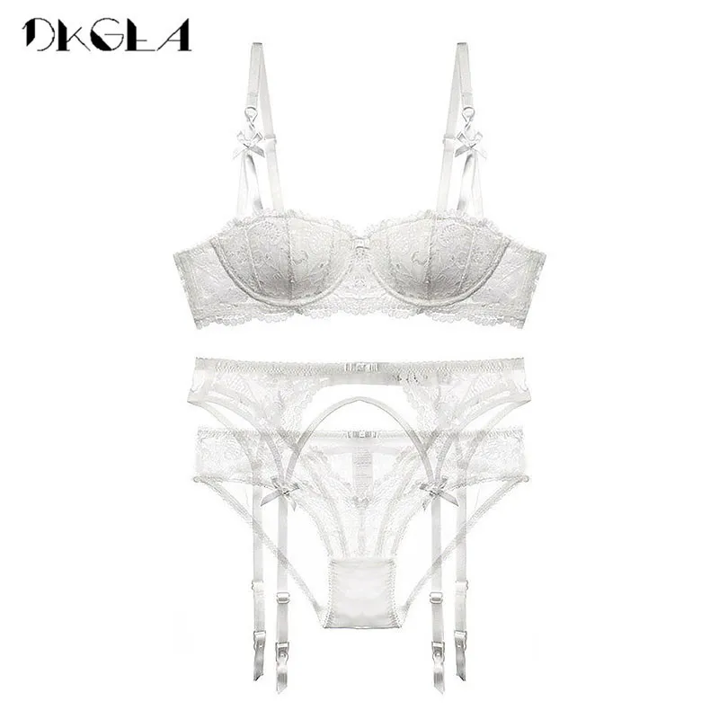 New Half Cup Bra Push Up White Women Lingerie Embroidery Brassiere Thin  Cotton Comfortable Sexy Underwear Lace Bras A B C D Cup LJ200821 From  Luo02, $12.41