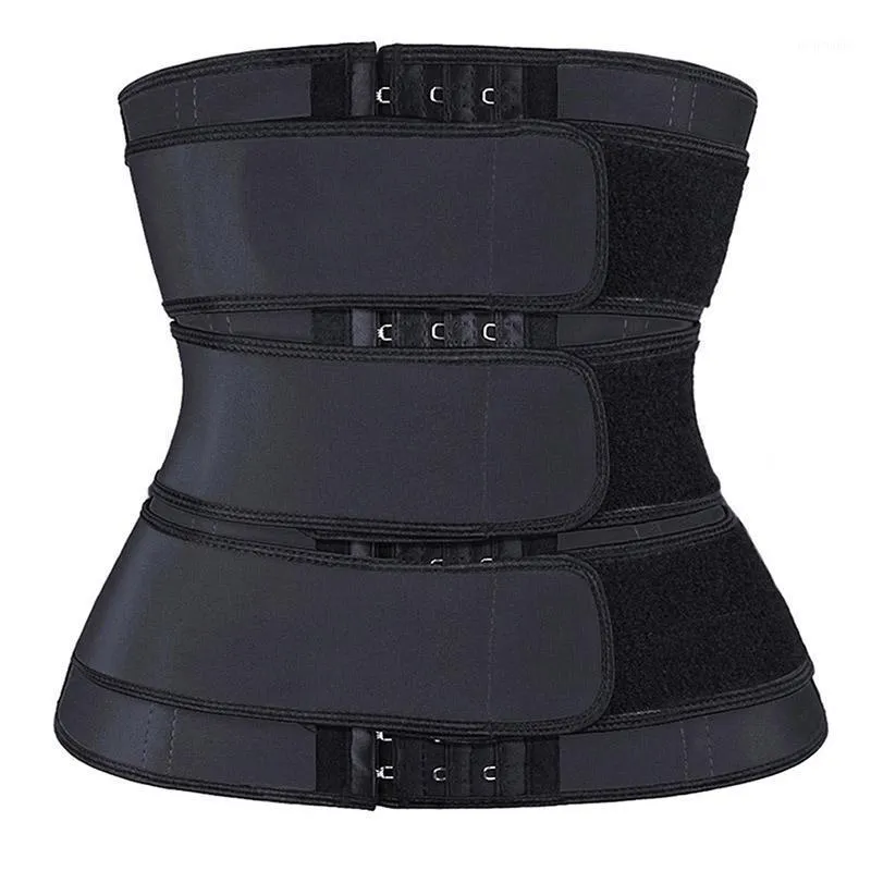 Neoprene Waist Trainer Corset Sauna Sweat Belts Women Adjustable Waist Slimming Trimmer Girdle Tummy Body Shaper Modeling Strap1