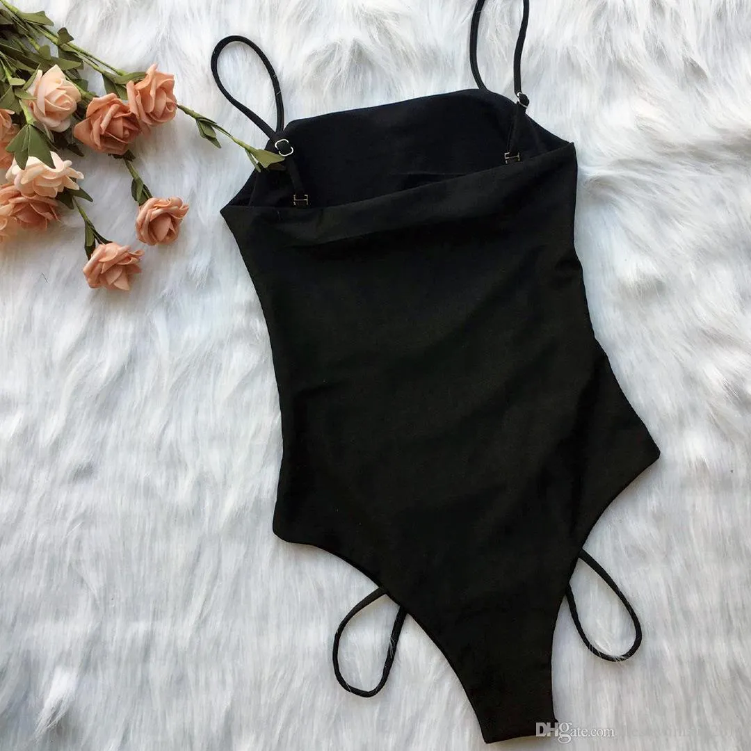 Luxury Designer Bandage Swimwear for Women Bikini 2019 Hot Sexy One-piece Monokini Bodysuit One Piece Swimsuit Woman Swim Wear Bathing Suit