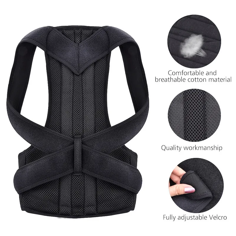 Adjustable Posture Corrector Corset For Back Pain For Men And Women  Shoulder And Lumbar Support Belt With Spine Therapy Free DHL Shipping From  Cocoa2019, $5.49