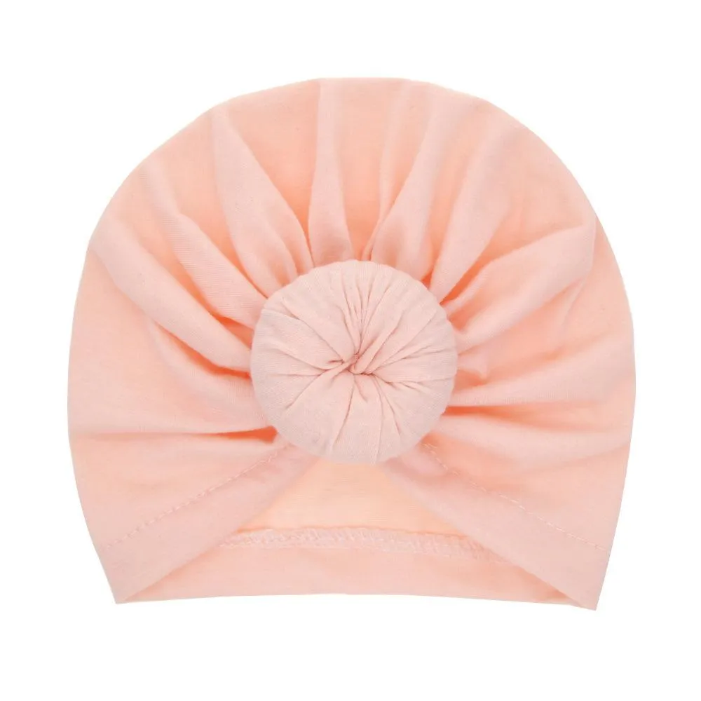 Infant Cotton Pellet Turban For Girls Spandx Stretchy Turban Beanie For  Newborn Photography Props From Mx_home, $1.41