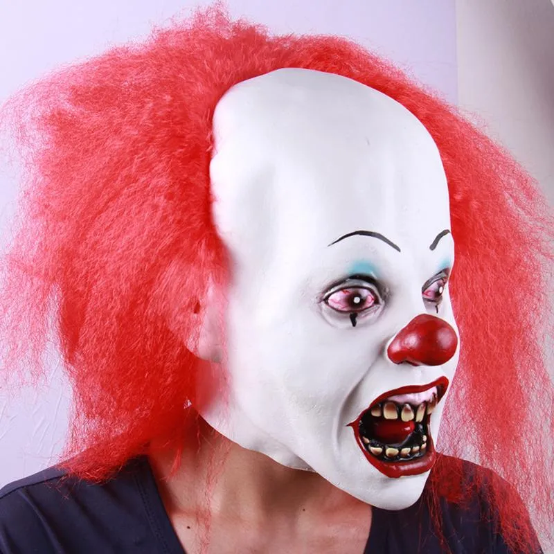 Máscara de Halloween Assustador Pennywise Palhaço Assustador Cara Cheia  Fantasia Festa Festival Cosplay Decoração Adereço para Adultos :  : Brinquedos e Jogos