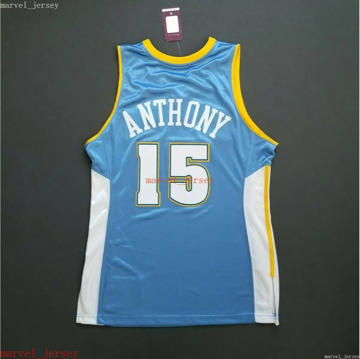 100% Sömda Carmelo Anthony 03 04 Jersey XS-6XL MENS THOUSHBACKS BASKABALL JERSEYS Billiga män Kvinnor Youth