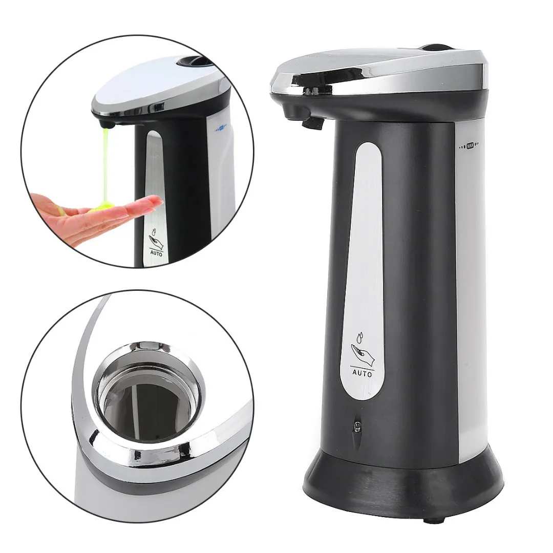 400ml Automatic Liquid Soap Dispenser Smart Sensor Soap Dispenser Pump Shower Kitchen Soap Bottle for Bath Washroom Mayitr