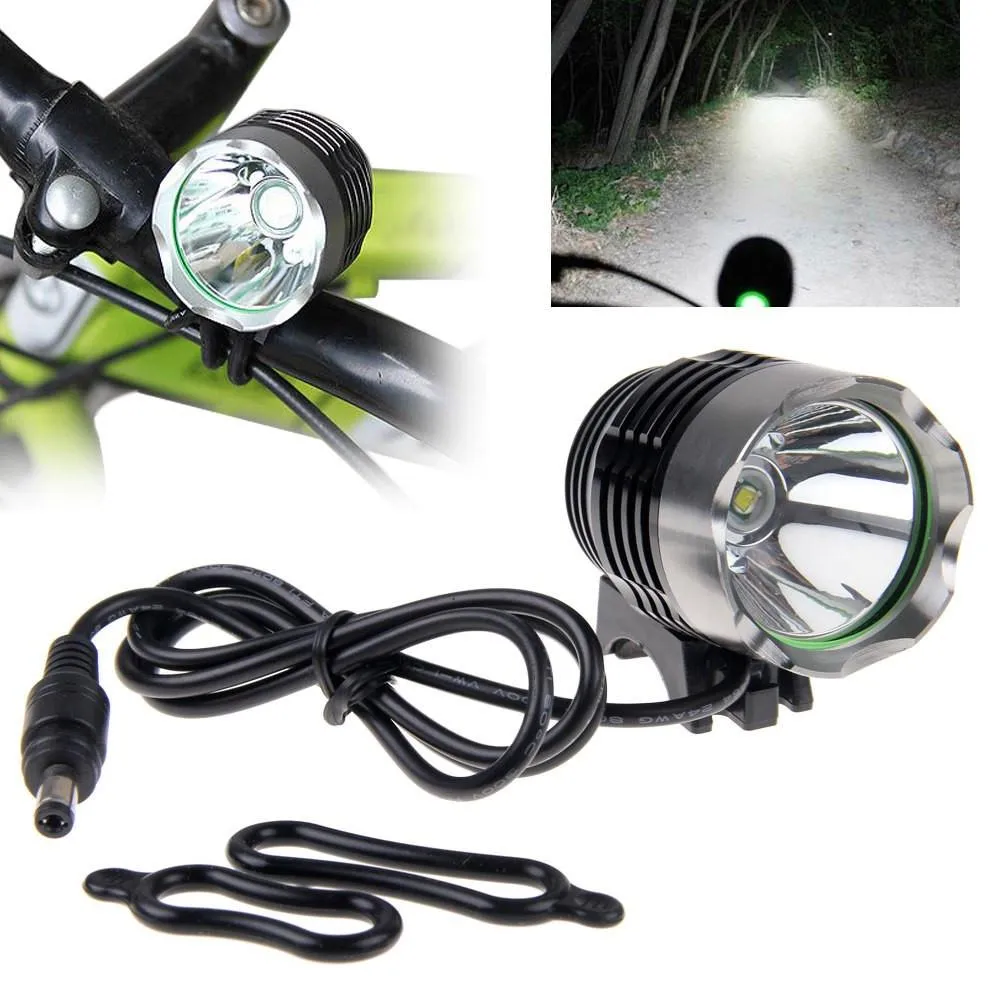 CREE XML T6 1800LUMEN LED Fietsverlichting Fietslicht Koplamp 3Modes Fietslicht Fiets Voorlamp Koplamp Pack met Batterij Pack Lading