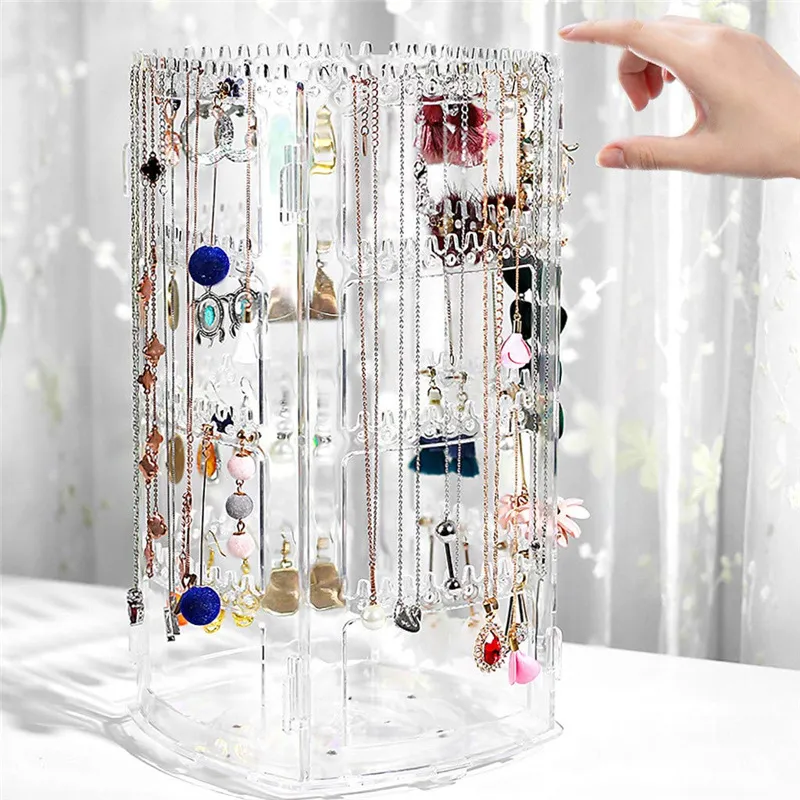 Acrylic rotating earring display sales