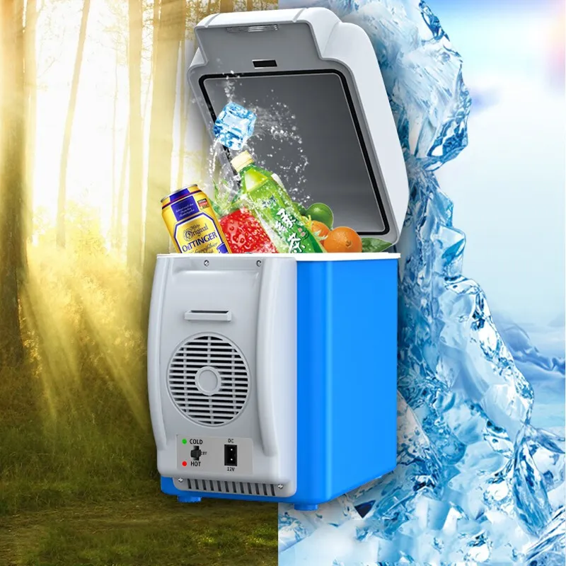 12V 7.5L Mini Fridge Car Refrigerator Freezer Cooler Warmer Portable