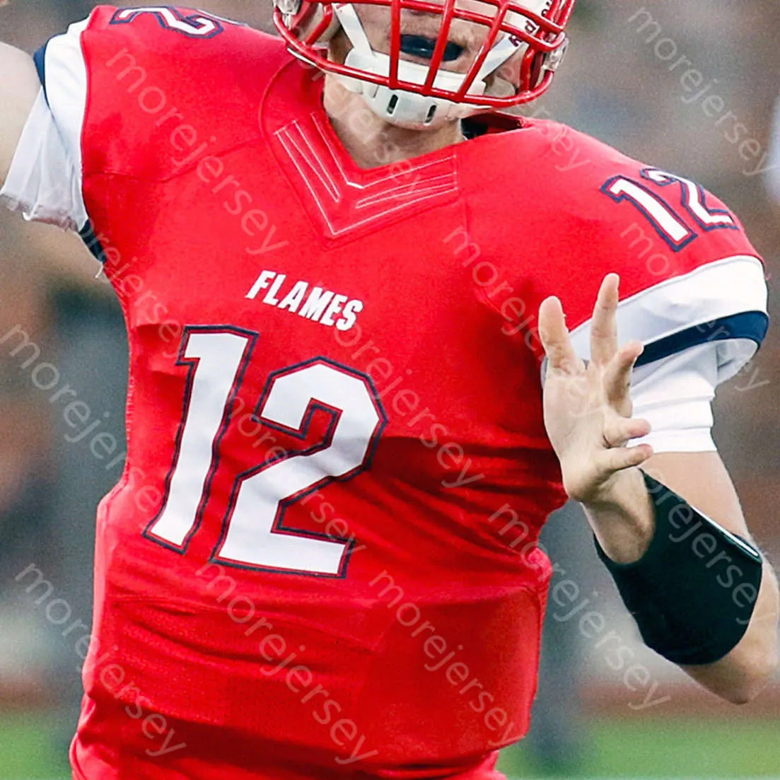 Custom Liberty Flames Football Jersey NCAA College Football Jersey From