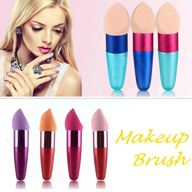 Makeup Sponges Puff with Handle Foundation Brush Sponge Flawless Concealer Brushes Cosmetic Sponge Puff Beauty Tool