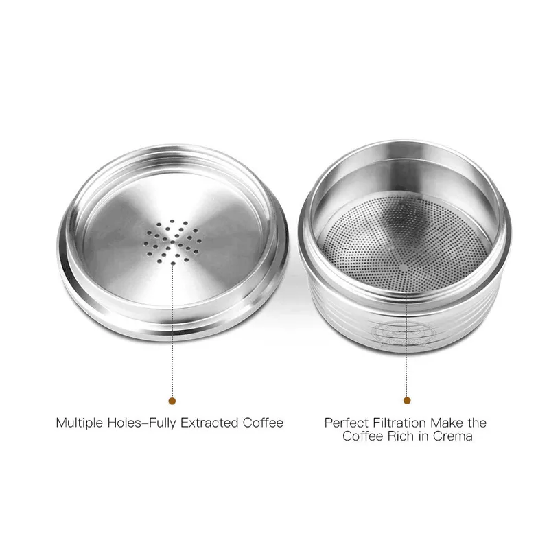 Capsula Reusable For Delta Q NDIQ7323 In Phin Coffee Maker Stainless Steel  Reutilizavel Capsule A Point EP MINI 220301 From Kua10, $19.89